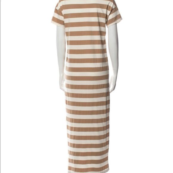 AMO STRIPE T-SHIRT DRESS DUNE STRIPE - Picture 5 of 6
